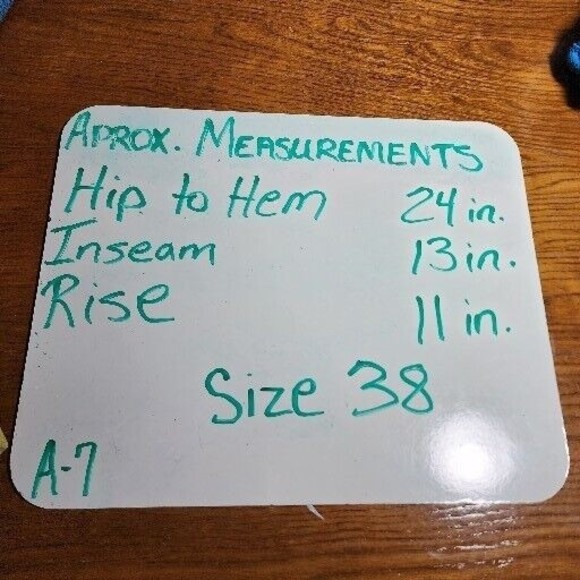 Refuel Light Wash Distress Holes/Rips Denim Men's Shorts  Blue Size 38 - Picture 8 of 8